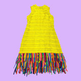 J Crew T-shirt Strip Dress