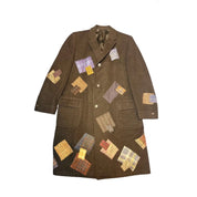 Vintage 50's Wool Coat with Patches