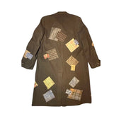 Vintage 50's Wool Coat with Patches