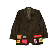 Cashmere Color Block Blazer