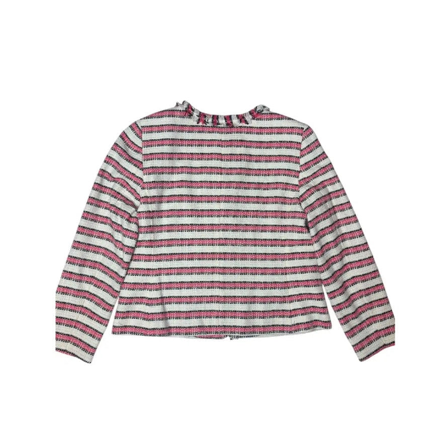 Snoopy Striped Zip Up Jacket