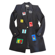 Keith Haring Black Blazer