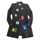 Keith Haring Black Blazer