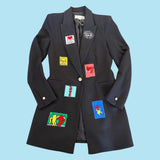 Keith Haring Black Blazer