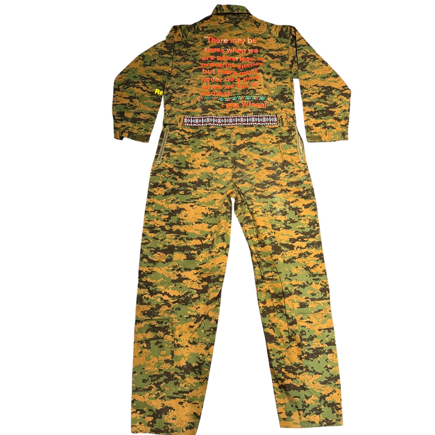 Camo Quote Jumpsuit