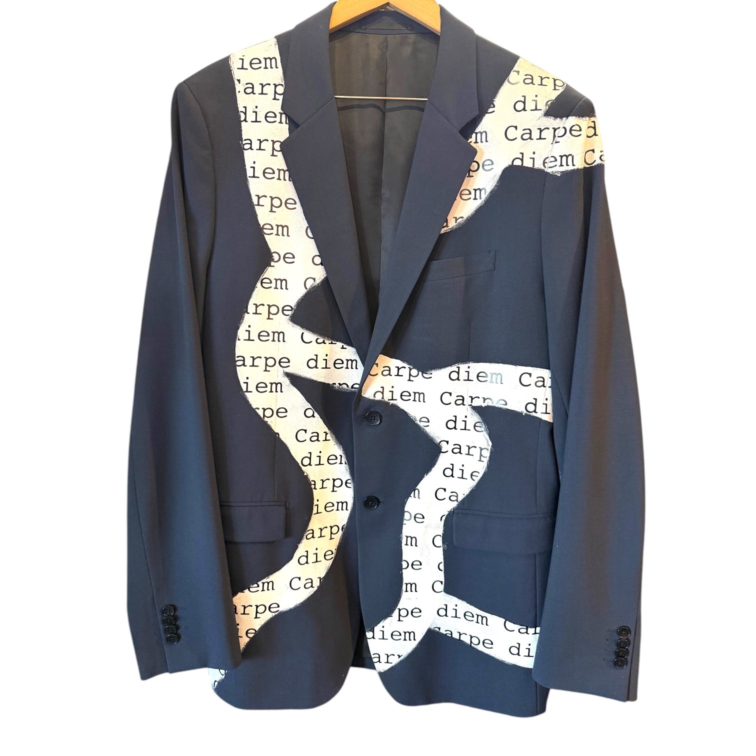 Carpe Diem Painted Black Theory Blazer