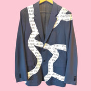 Carpe Diem Painted Black Theory Blazer