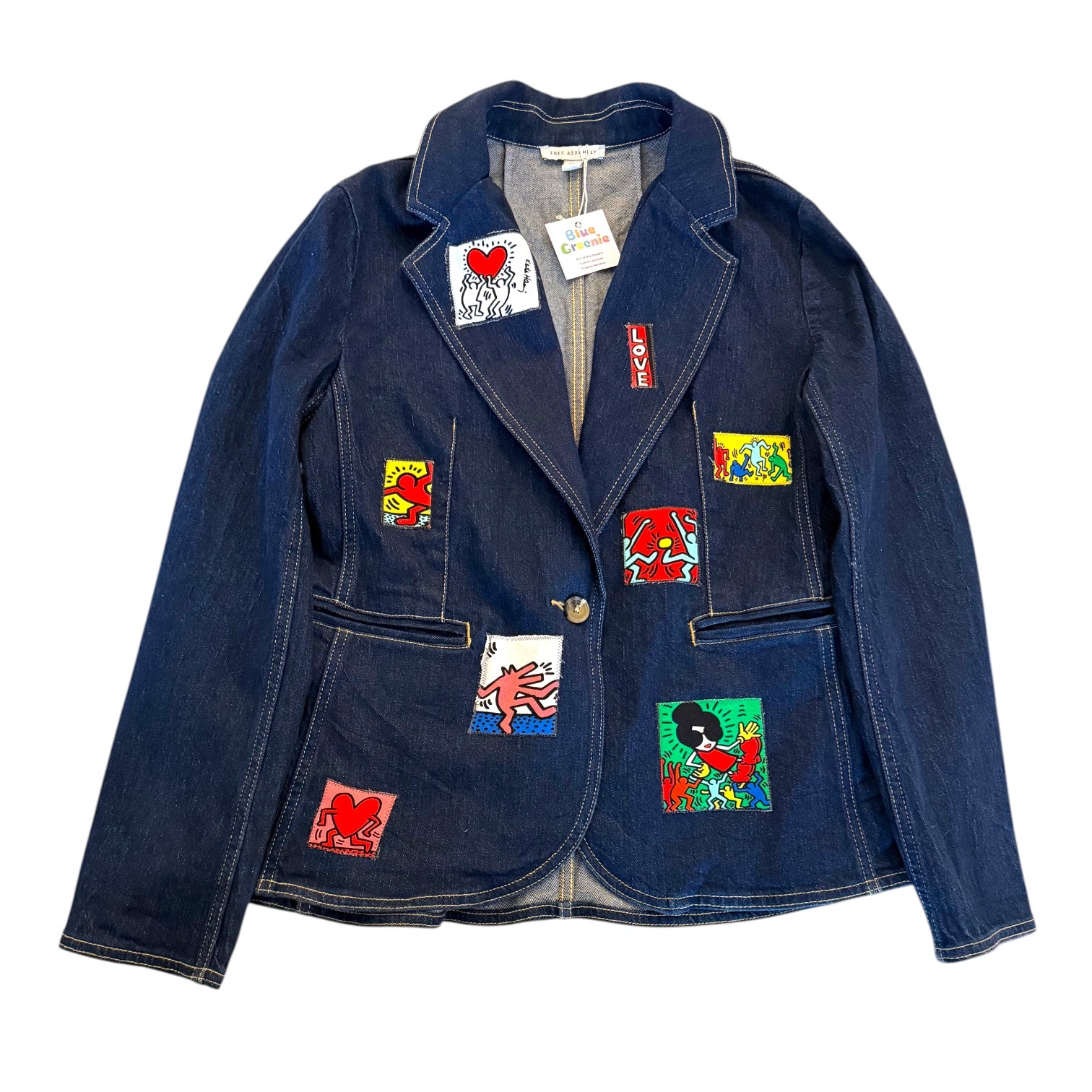 Denin Keith Haring Jacket
