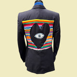 Reverse T-shirt Heart with Denim Eye Blazer