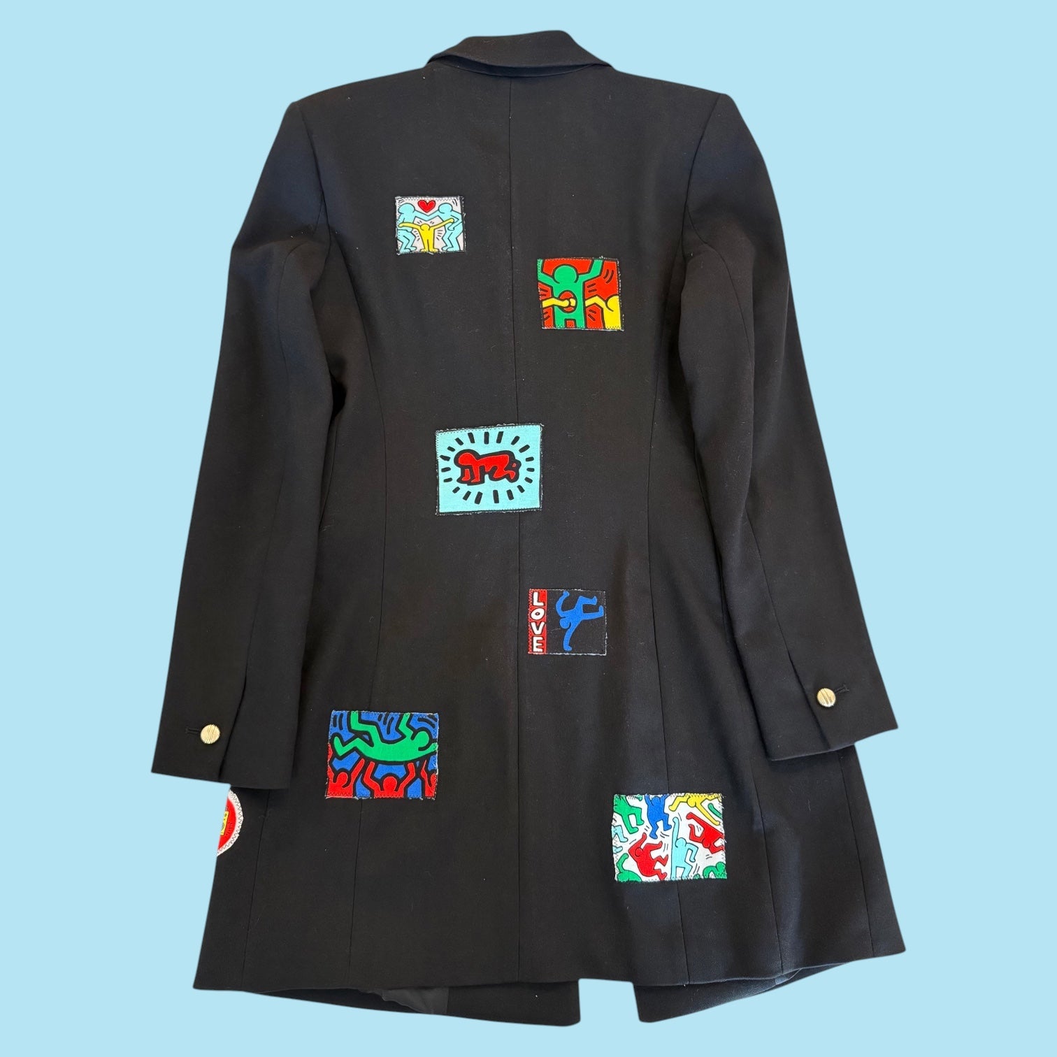 Keith Haring Black Blazer