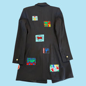 Keith Haring Black Blazer