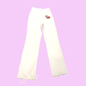 T-Shirt Strip White Jeans