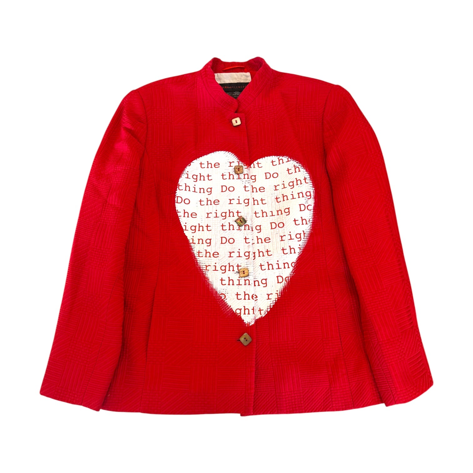Red Do the Right Thing Blazer